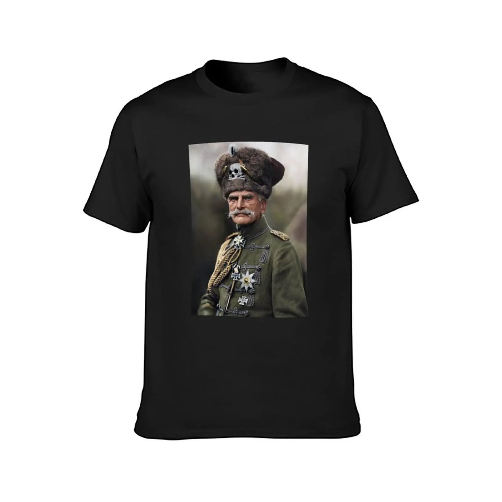 The Last Hussar August von Mackensen, 1914 colorized T-Shirt graphics boys animal print t shirt for men