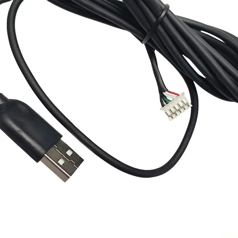 B03F Soft Rubber Headphone Cable Offering Smooth Transfer And Easy Storage For Kitty 7.1 V2 Headphones Wire