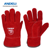 ANDELI 27cm Welding Glove Multifunctional Welding Work Gloves Protective Gloves for Welders Against Scalding