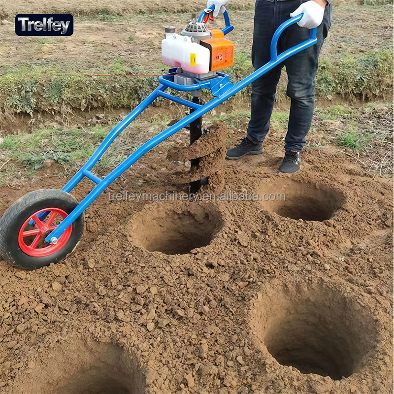 Wiertarka glebowa 99cc na kółk – Post Hole Digger recenzja i cena