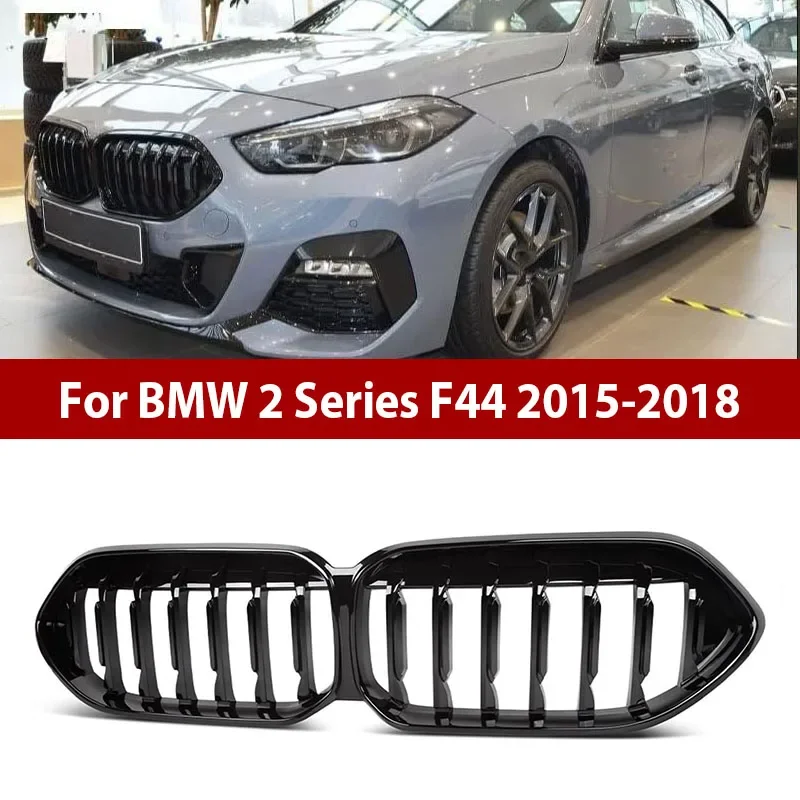 

For BMW 2 Series F44 2015-2018 Car Front Bumper Grilles Kidney Racing Grill Single Slat Double Slat Replacement Grille