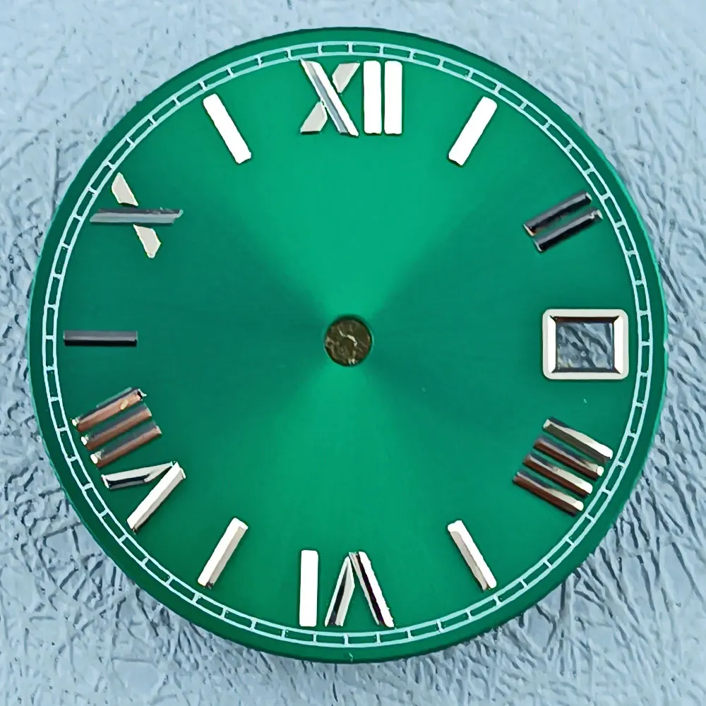 قرص ساعة روماني لتجميع الحركة ، معقم ، لا مضيء ، NH35 ، NH36 ، من من من من