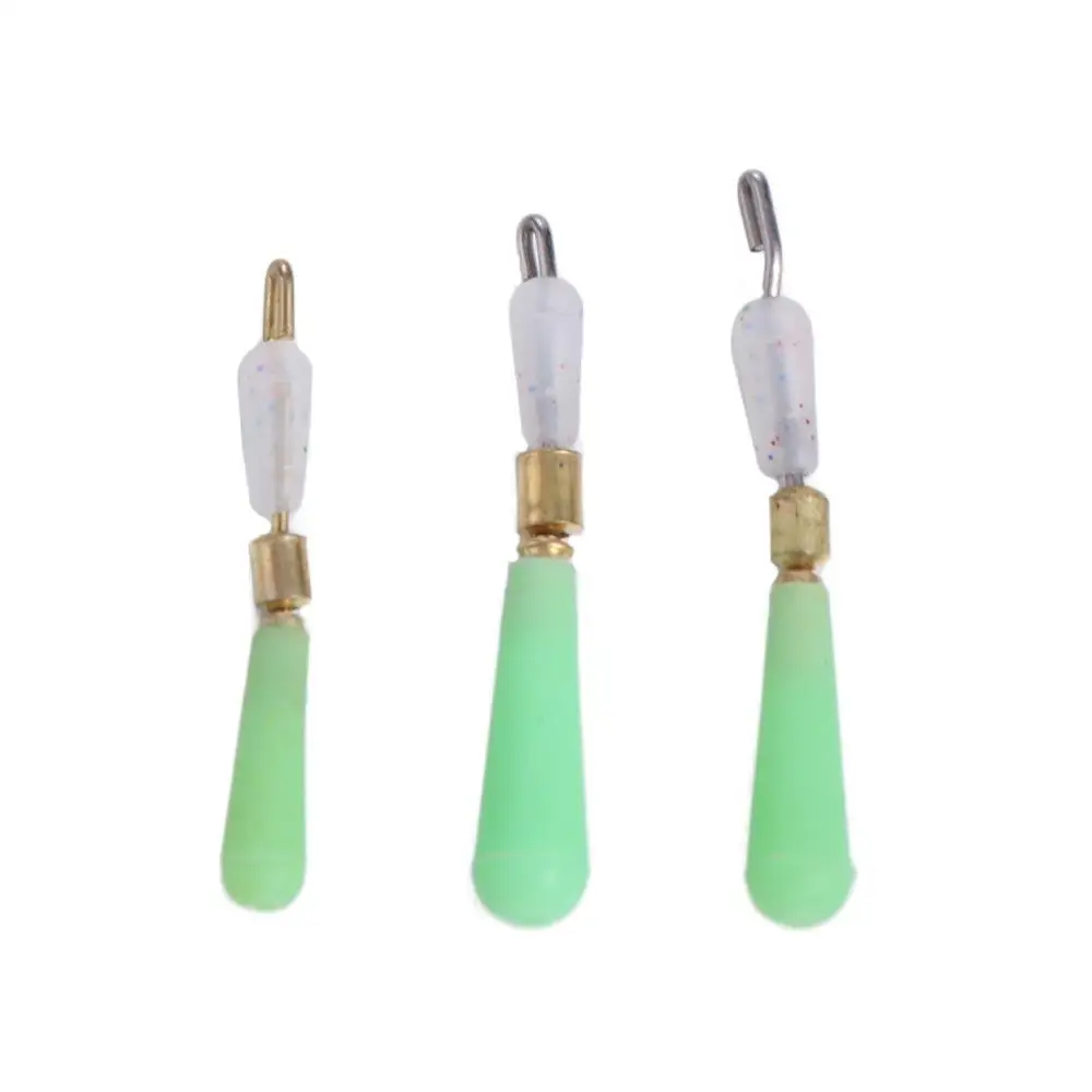 

20pcs Silicone Fishing Floats Seat Swivel Ball Bearing Fishing Bobber Float Fast Link Single Hook Sub-Line Clamp Connector