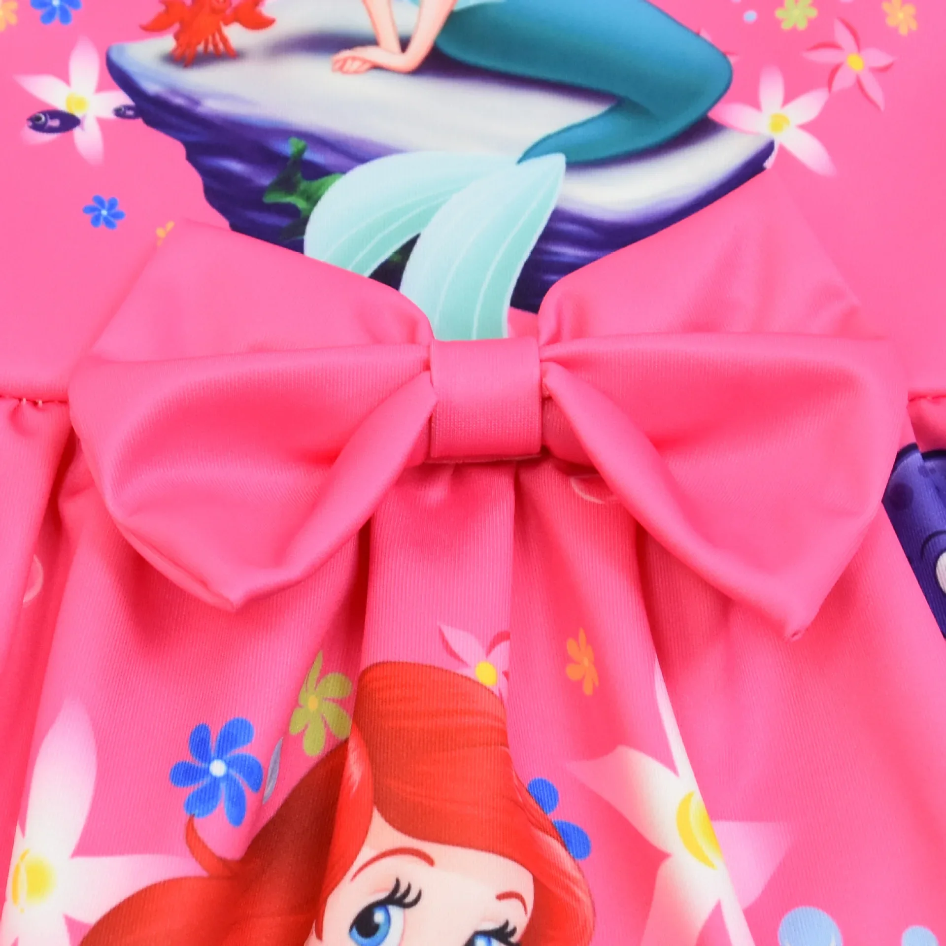 Vestido de princesa sirena para niñas, ropa informal con dibujos animados de Ariel, faldas de fiesta de 2 a 10 años