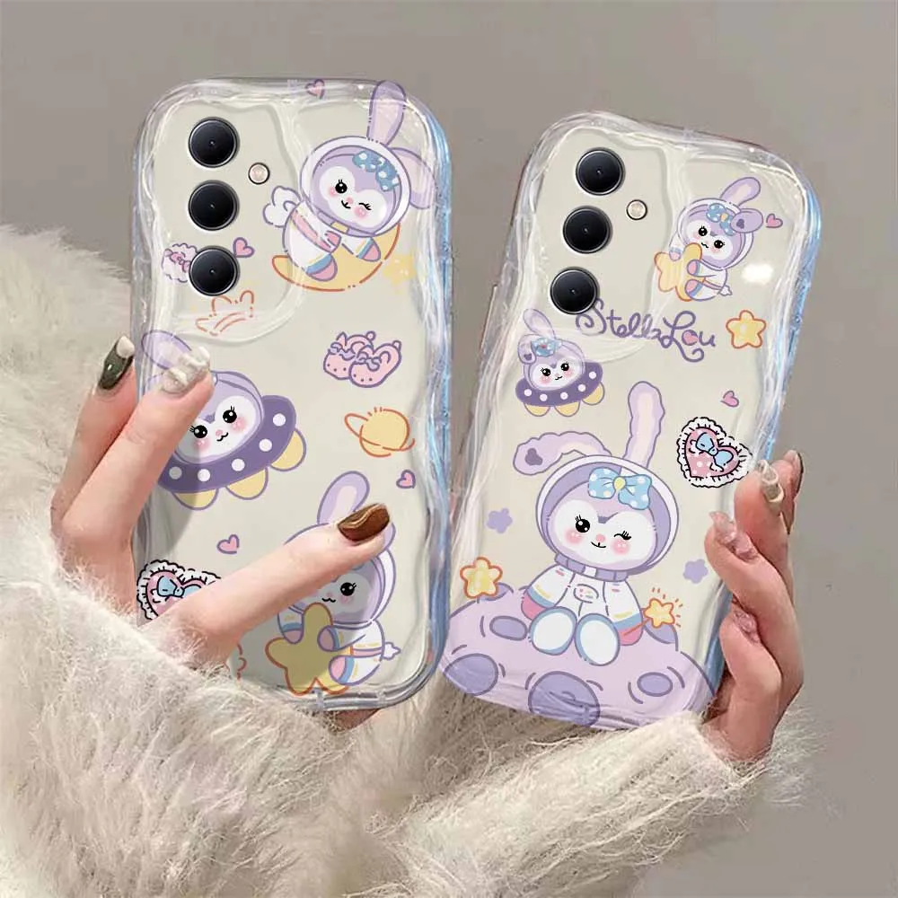 Disney StellaLou 3D Wave Case For Xiaomi Mi 14 12 12T 11 Lite Poco M6 X6 X5 X4 F4 X3 M3 Pro 4G 5G Soft Silicone Cover