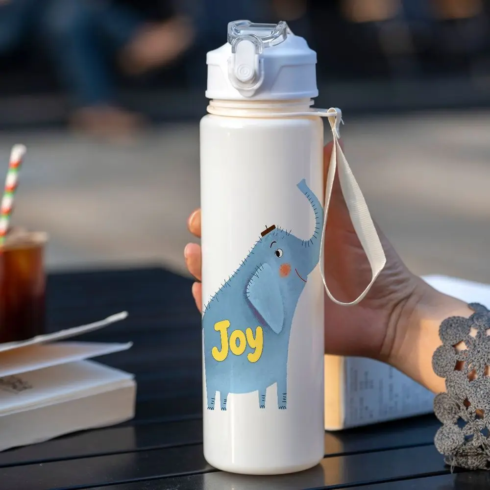 

Многоразовая прочная кружка с мультяшным дизайном, без BPA, для кемпинга, дома, школы, в подарок семье и друзьям