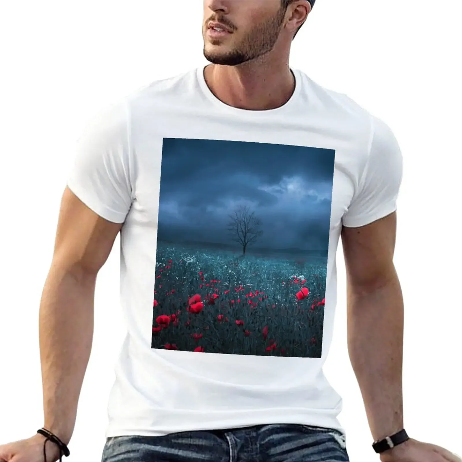 Dark Field T-Shirt oversized korean fashion aesthetic clothes mens t shirts