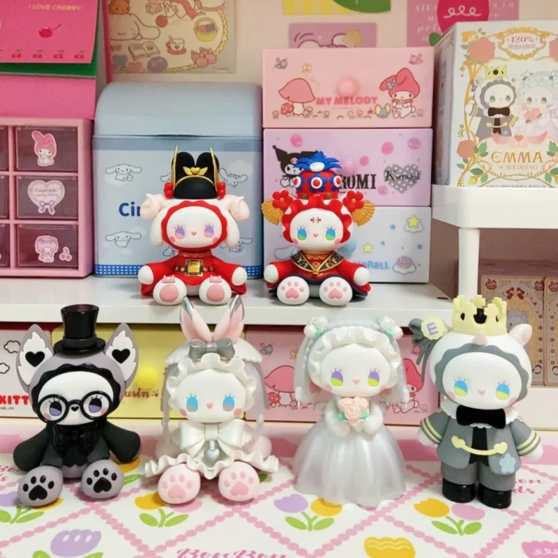 EMMA secrect forêt bien-aimée série boîte aveugle boîte mystère poupées Kawaii Action Anime Figure boîte aveugle jouets cadeau
