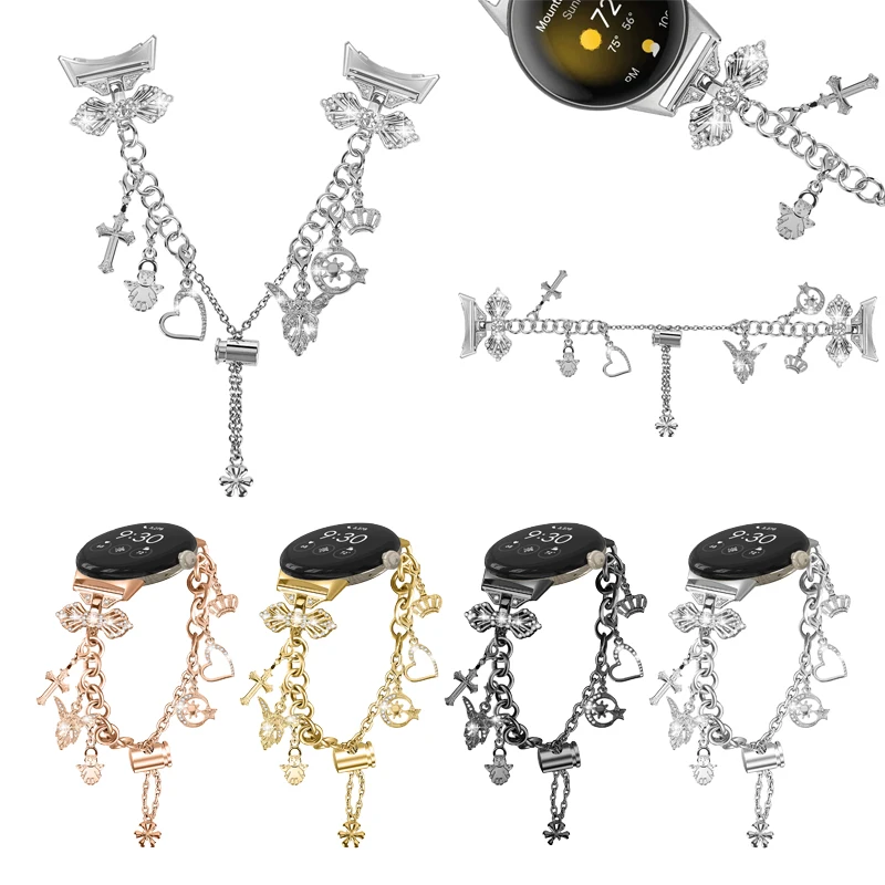 حزام من الفولاذ المقاوم للصدأ لساعة جوجل بيكسل 4 سوار أنيق للسيدات أشرطة معدنية ماسية لساعة بيكسل 1 2 3 4 أشرطة