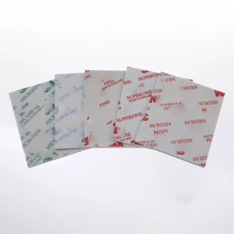 4.5x5.5 بوصة رقيقة جدا الصنفرة البلاستيك قذيفة قالب الرطب/الجاف الرملي ورقة تلميع كتلة الرمل أكسيد الألومنيوم #4