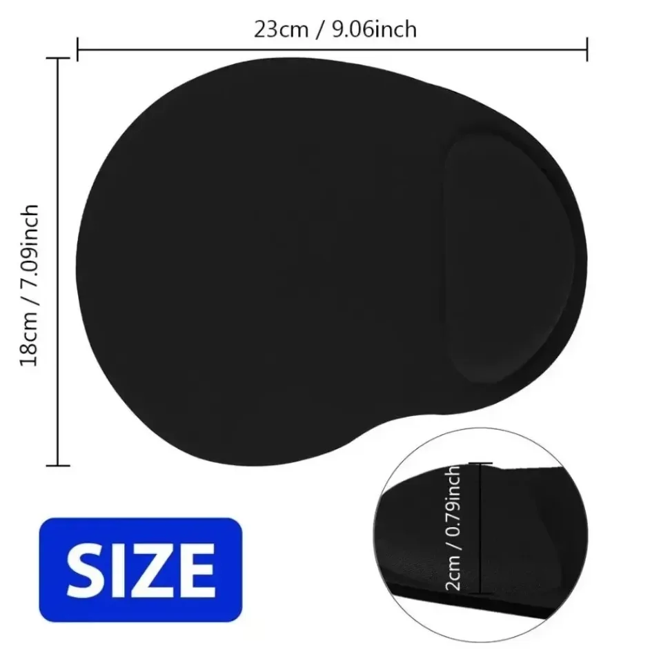 Universally Ergonomic Wrist Rest Mouse Pad Comfortable Wrist Support Non Slip Mice Mat Soft Mousepad For PC Laptop Computer