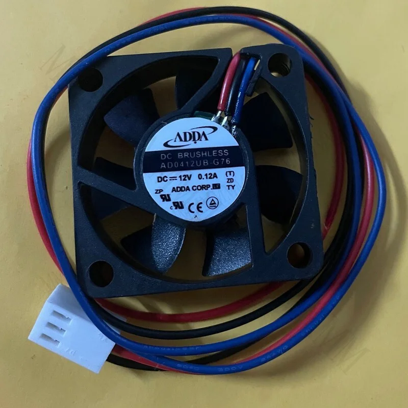 TT 1-piece pack ADDA AD0412UB-G76 4010 12V 0.12A 4CM 3-wire silent chassis fan