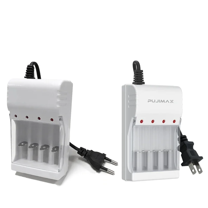 

EU US Plug Rechargeable Battery 4 Slots Batteries Charger Universal Battery Charger AA / AAA Ni-MH / Ni-Cd Batteries