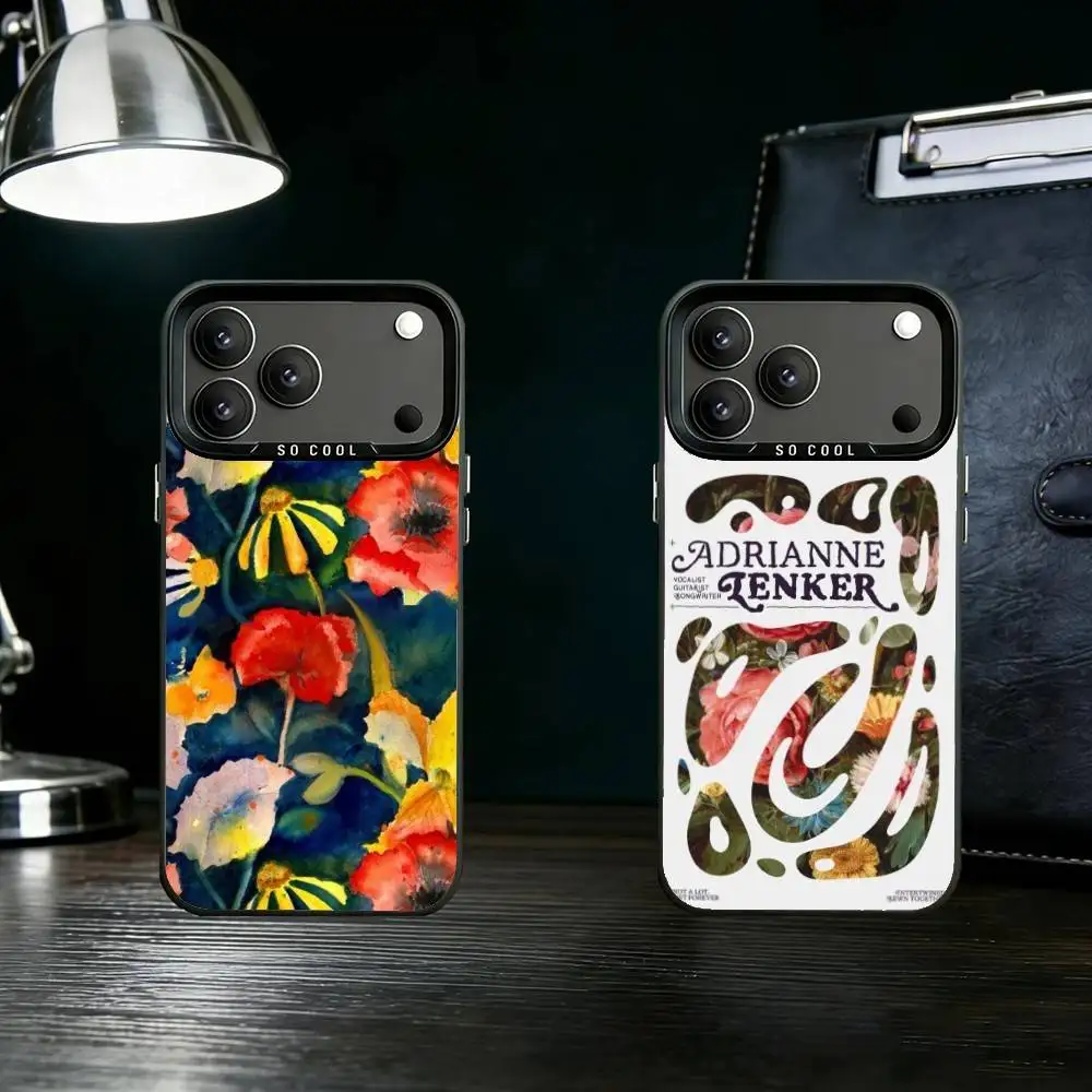 

Adrianne Lenker - Songs Album Art Phone Case Color Silver Shell For IPhone 17 16 15 14 13 12 11 Pro Max Plus