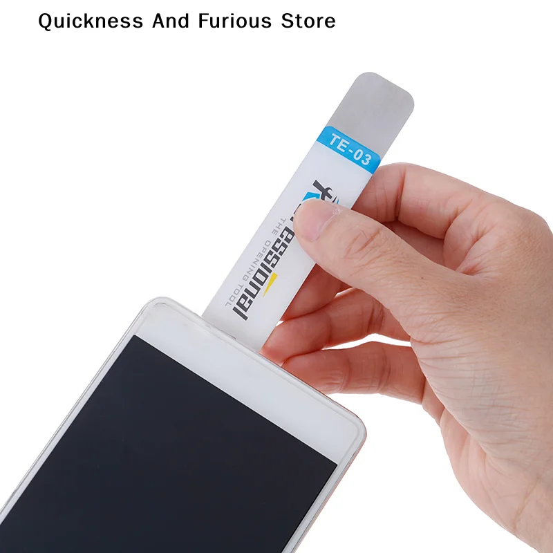 【TO】1Pcs Open Repair Tool For Mobile Phone Electronic Broken Screen Glue Removal Metal Flat Spudger Soft Blade Pry Bar