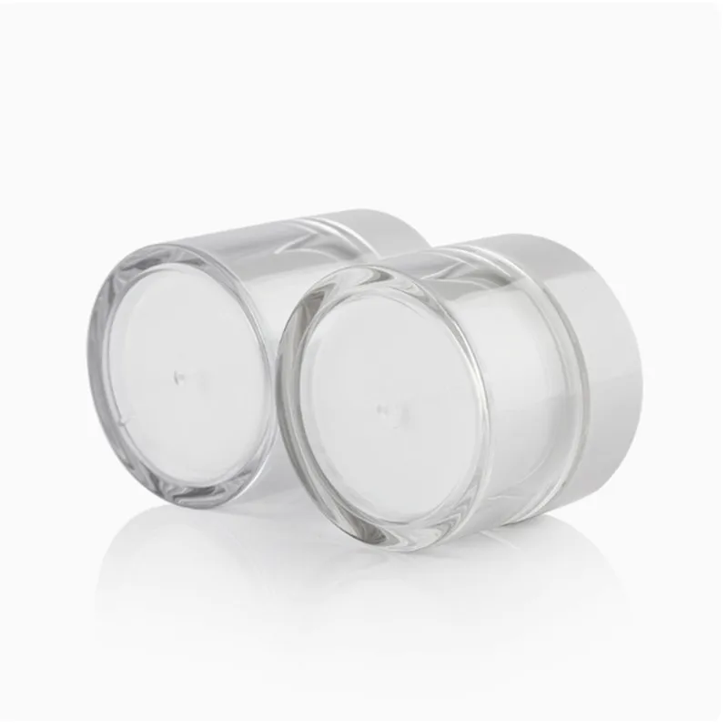 10/30pcs 빈 크림 로션 항아리 20g/30g/50g 라운드 화장품 항아리 메이크업 컨테이너 리필 가능 플라스틱 상자 여행용 보관