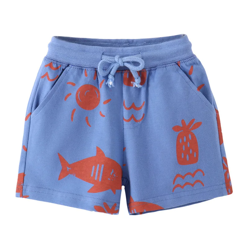 Jumping Meters estate pantaloncini per bambini scimmie stampa vendita calda coulisse pantaloni per bambini pantaloni animali pantaloni