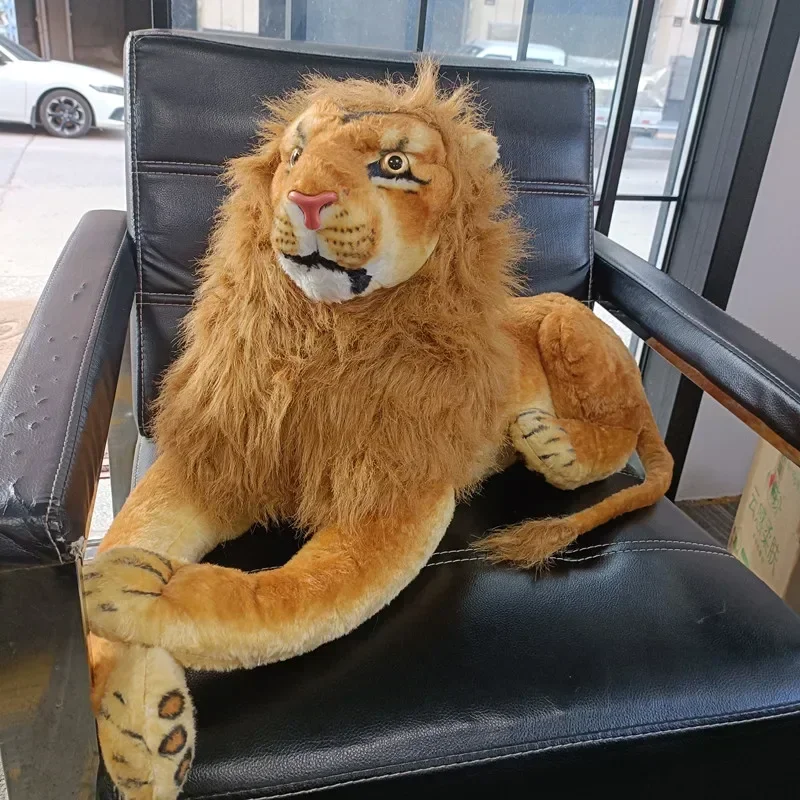 VIP Grande 29 cm 85 cm Re Leone Adulto Simba Peluche ripiene bambola giocattolo simulazione animale incline modello leone Divano letto Cuscino regalo per bambini