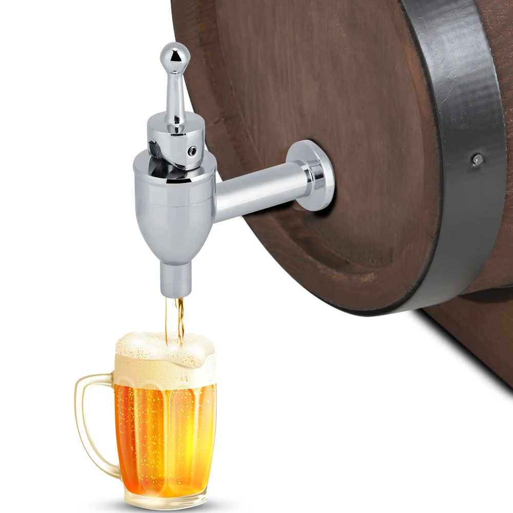 Drink Dispenser Faucet Tap Copper Faucet for Wine Beer Barrel Beverage Drink Dispenser Replacement Spigot Copper Tap
