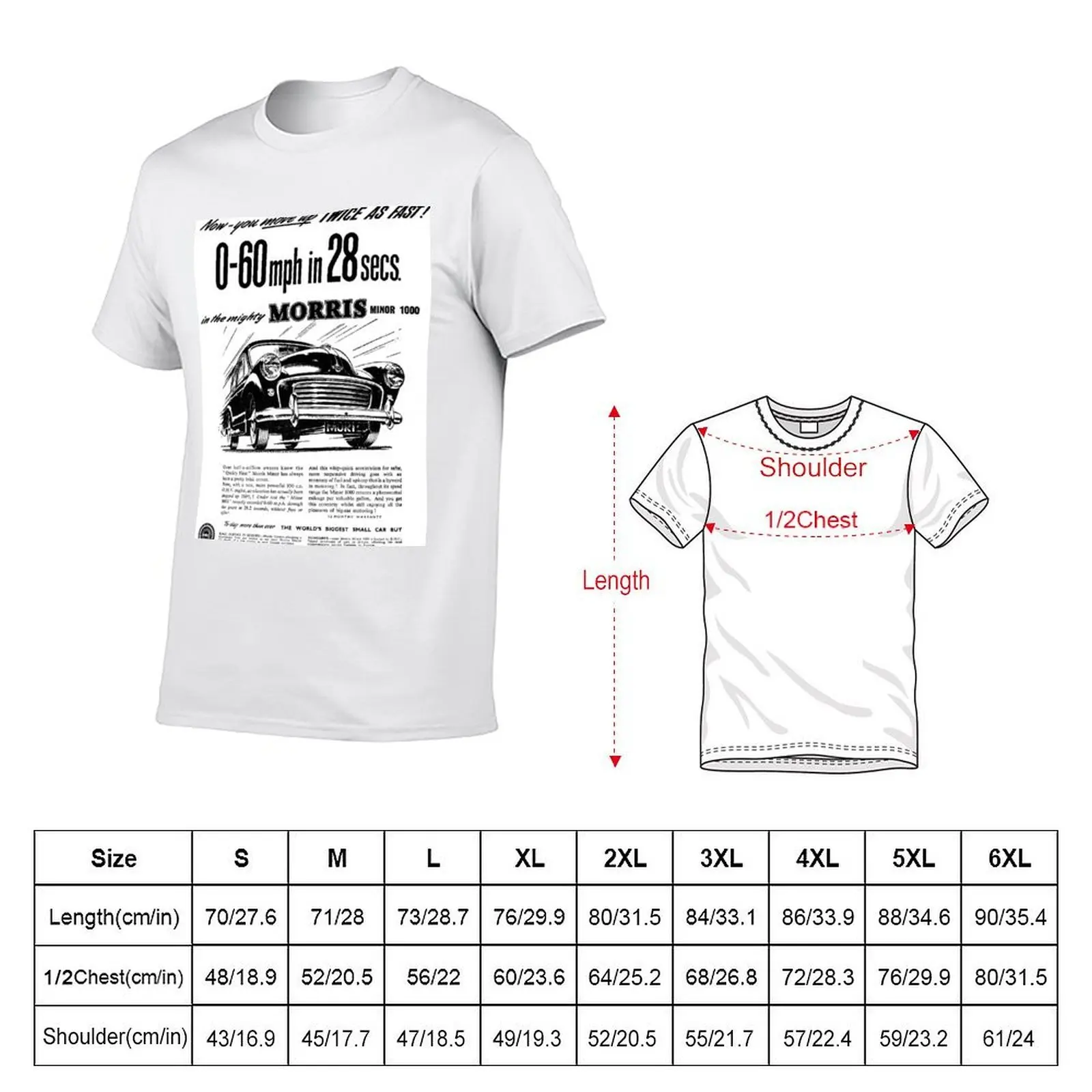 Morris Minor classic car advert, 1957 T-Shirt Louboutins summer 2026 outfits for men