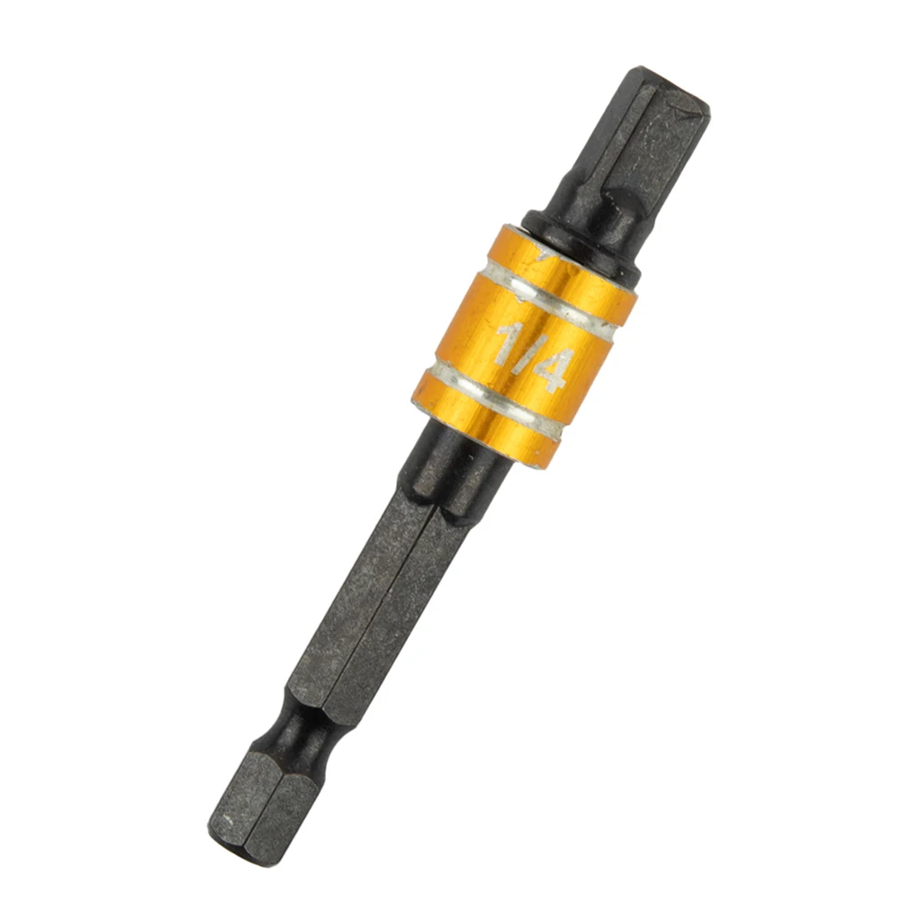 3pcs Set Socket Adapter with Hex Shank Extension Bars 1/4 3/8 1/2 Made from Chrome Vanadium Steel Compatible with Drill Drivers