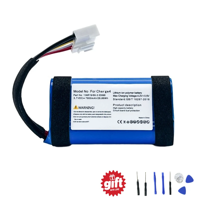 Replacement Battery for JBL Flip 2 3 4 5 Charge 1 2 210SL 4 4S 5 Xtreme 1 3 Boombox 1 2 Bluetooth Speaker with Free Tools view 5