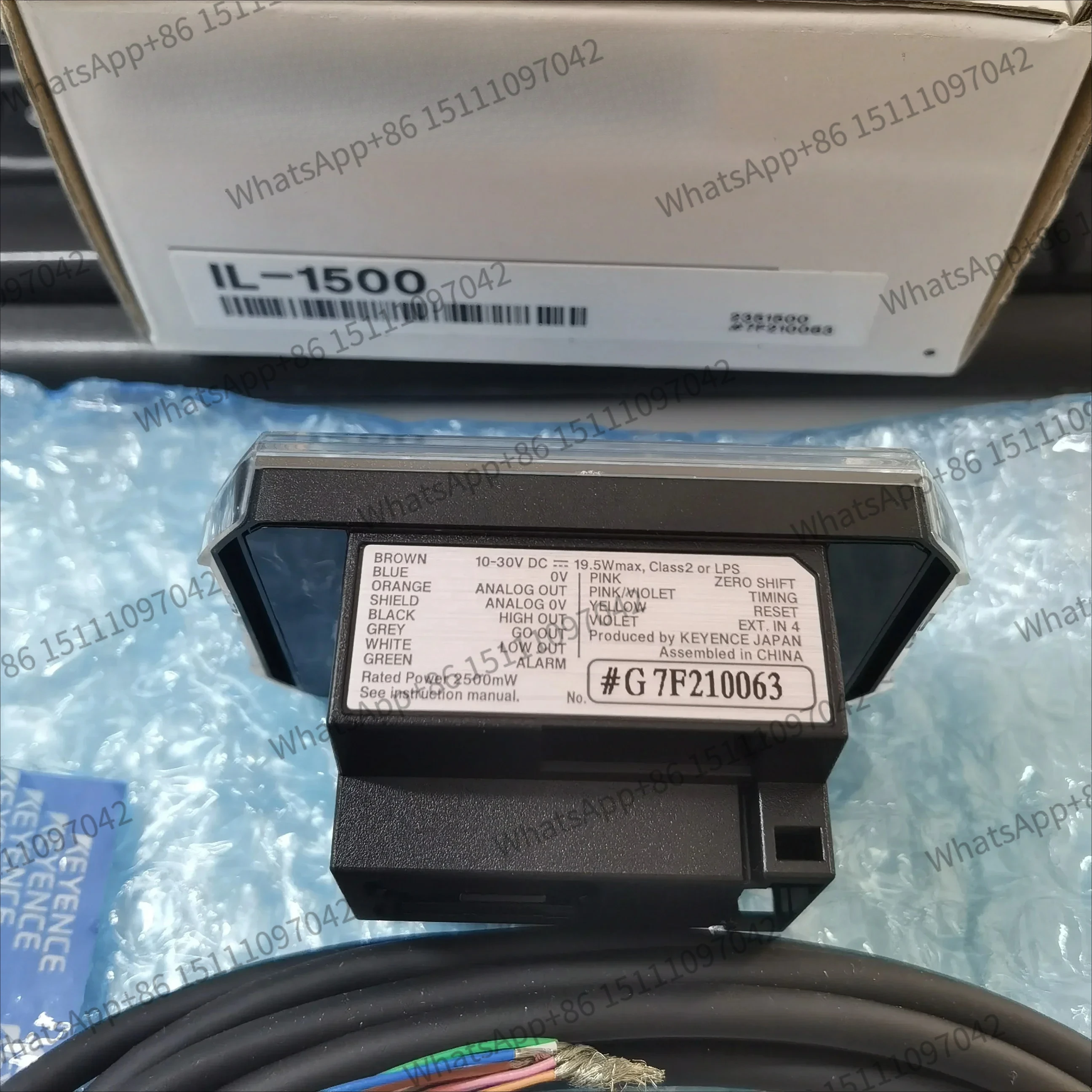 Sensor heads IL-1500 FOR CMOS Multi-Function Analog La ser Sensor Amplifier unit Panel mount type