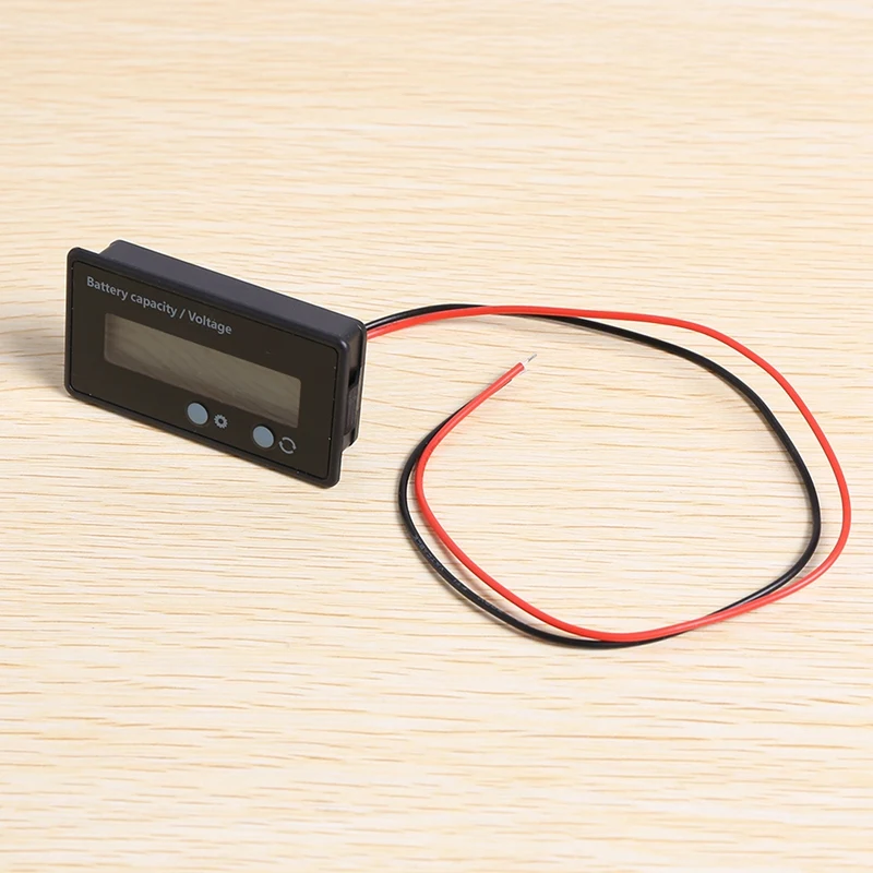 LCD Battery Capacity Gauge Meter 12V/24V/36V/48V Lead Acid Battery Status Indicator,Lithium Battery Capacity Tester