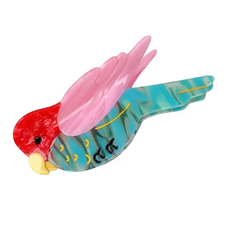 39BD Fashionable Bird Acetate Hair Claw Clip Hair Accesories For Everyday Use