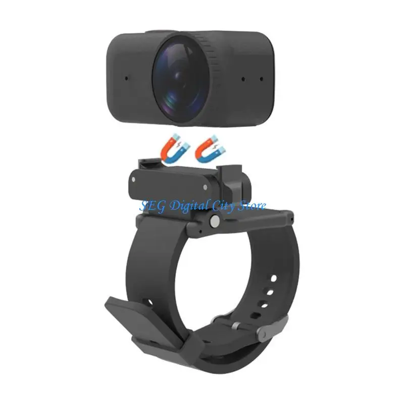 

U75B Lightweight Wrist Band For Mini Cameras With Shock Absorbing Silicone Build