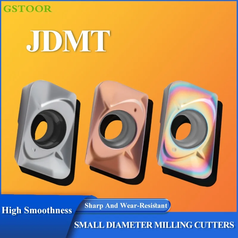 

JDMT 070204R-M JDMT070208R-M Фрезерные твердосплавные вставки Токарный станок с ЧПУ Торцевая фреза Токарные инструменты Фрезы Режущие вставки из твердого сплава
