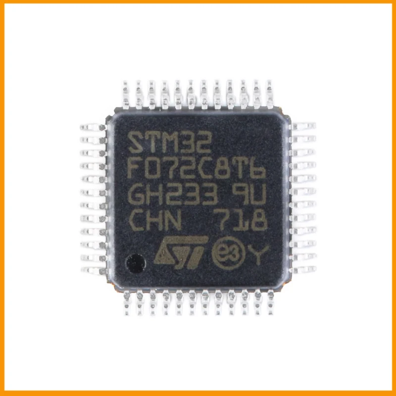 5Pcs/Lot  New Original  STM32F072C8T6  STM32F072   Microcontroller IC 32-Bit Single-Core 48MHz 64KB (64K x 8) FLASH 48-LQFP