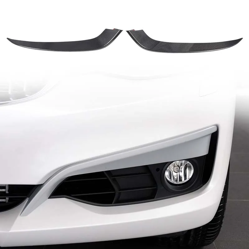 

2Pcs Real Carbon Fiber For BMW 3 Series GT 2013-2018 Car Front Fog Light Trim Sticker Car Exterior Protection Accessories