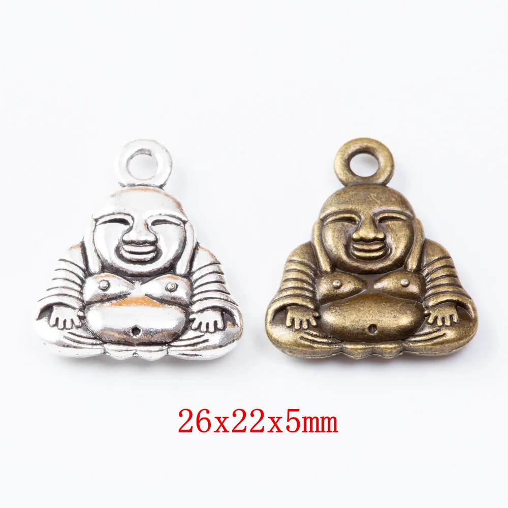 

15pcs Buddha Craft Supplies Charms Pendants for DIY Crafting Jewelry Findings Making Accessory 1347