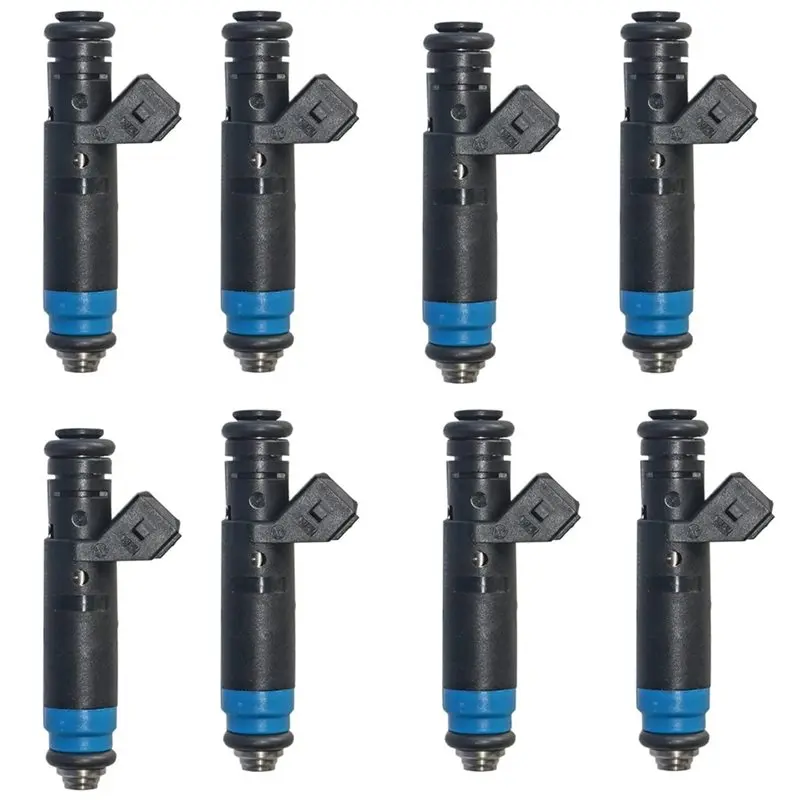 

For Chevy Ford Compatible 8Pcs Fuel Injector Set- EV1 FI114992 For Siemens Deka 80 LB