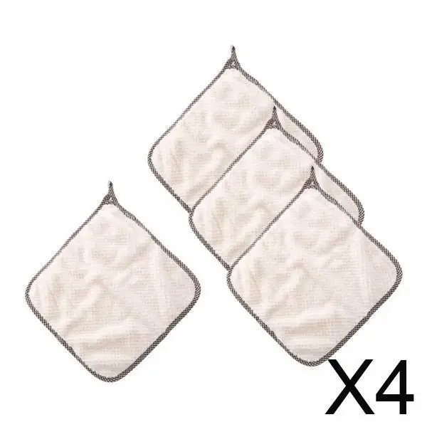 

4x4 шт. бытовые чистящие салфетки, легкие полотенца для рук, полотенца для посуды для мебели