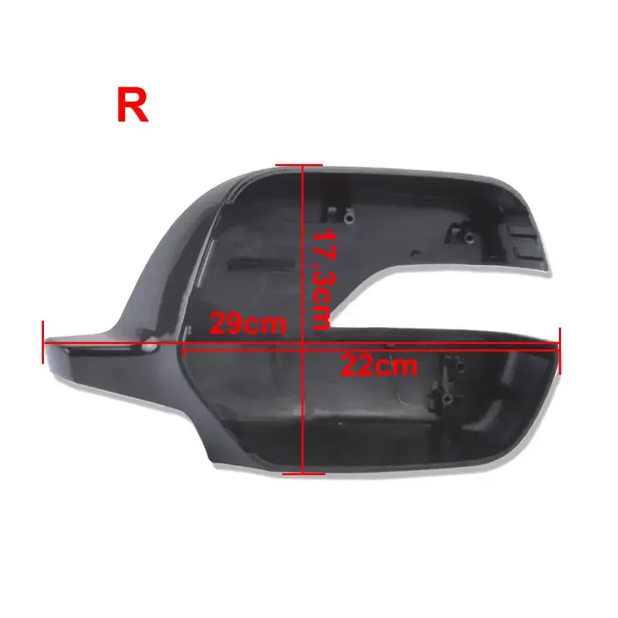 For Honda CRV CR-V 2007-2011 Car Accessories Exteriors Part Outside Reverse Mirror Cover Cap Rearview Housing Shell Black