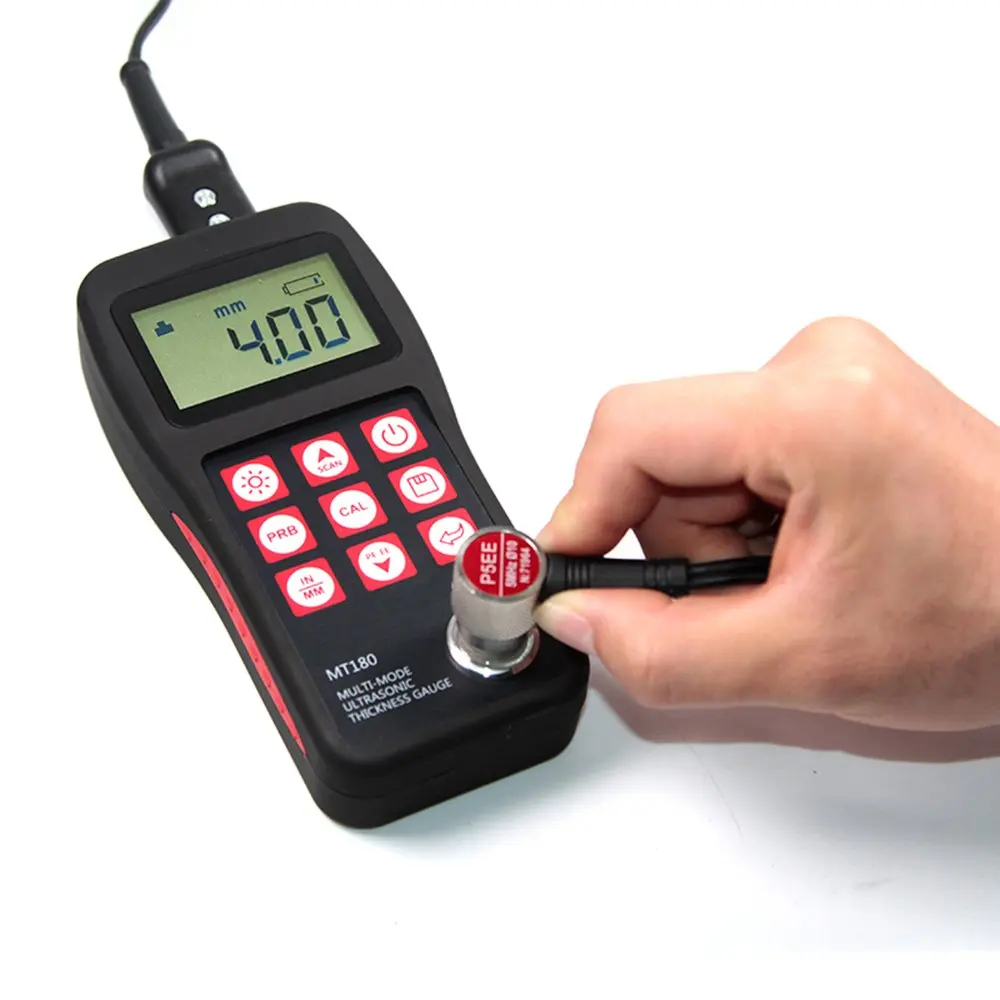 Ultrasonic Thickness Gauge Meter Tester MT180 with Through Coating Thickness Measurement MT-180