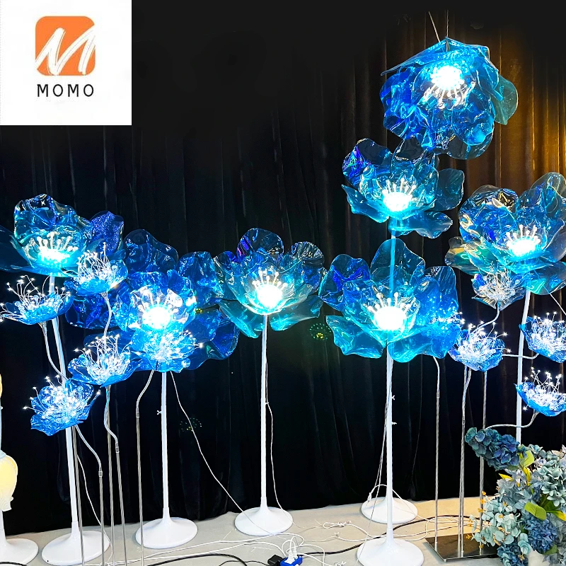 

Customized Wedding T-Table Corridor Decoration Flower Lantern Light Wedding Center Road Guidance Lights