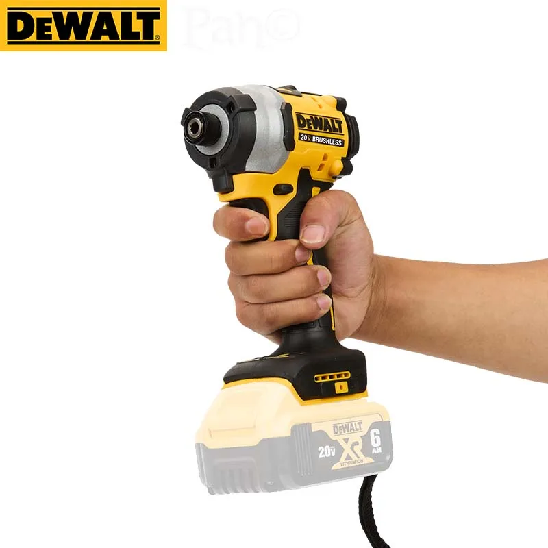 DEWALT DCF850 20V Impact Driver 205NM 2800rpm 3550ipm Cordless Rechargable Screwdriver Electric Impact Drill Power Tools