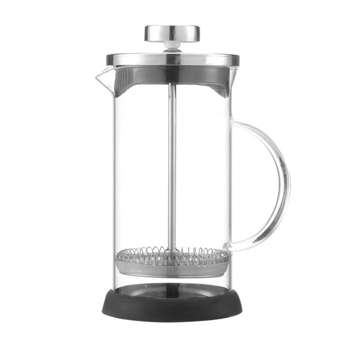 French Press Coffee Pots Stainless Steel Glass Coffee Maker Multifunctional Hand Punch Pot Coffee Accessories 350ml