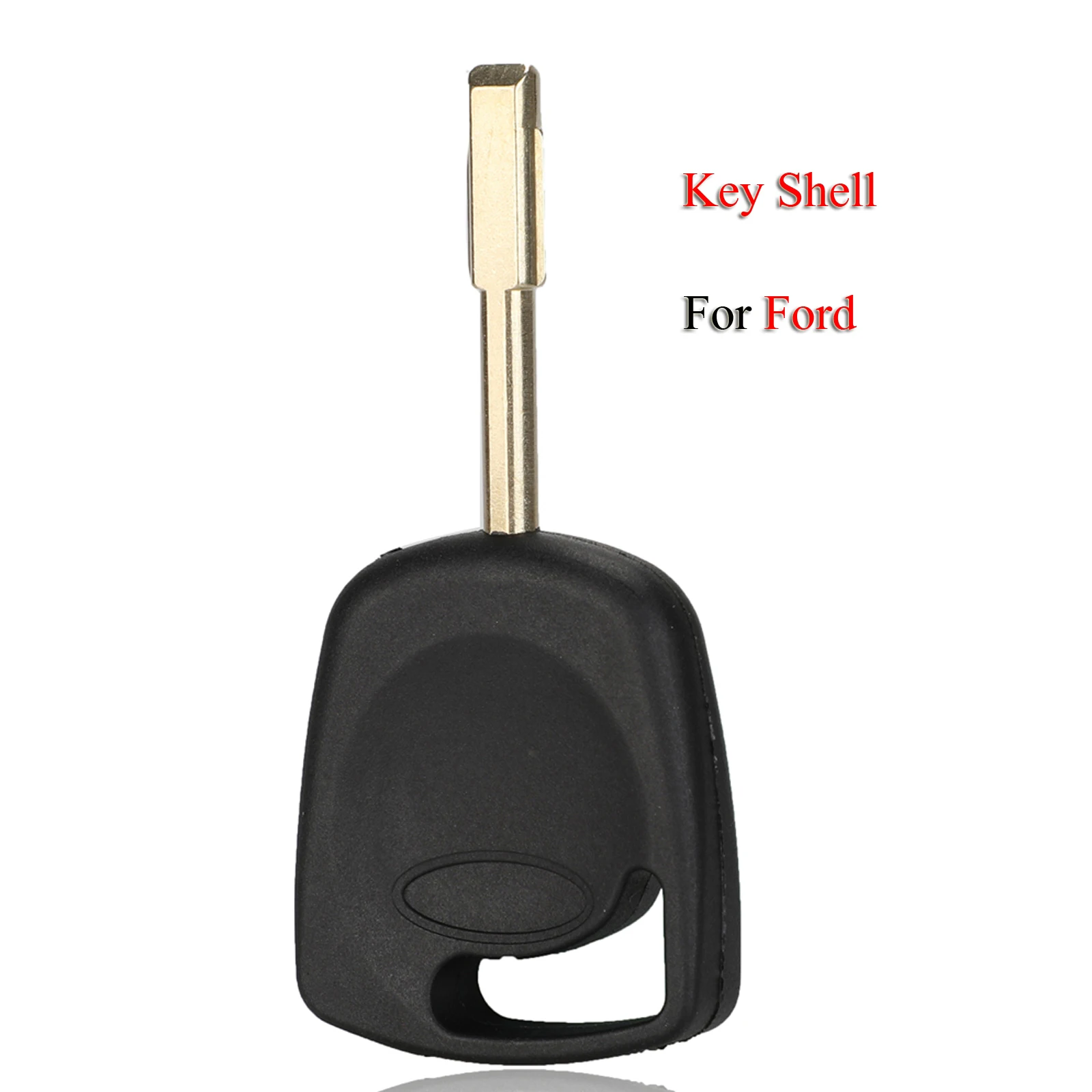 jingyuqin 10pcs/Lot Transponder Car Key Shell For Ford Focus Mondeo KA Jaguar No Chip Key Case Fob Cover With F021 Blade