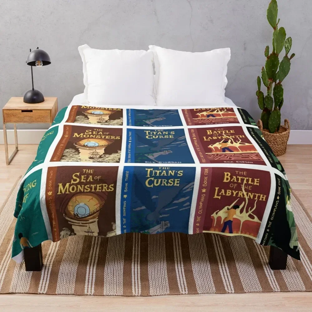 Percy Jackson Olympians pack Throw Blanket Luxury Thicken warm for winter bed plaid Blankets