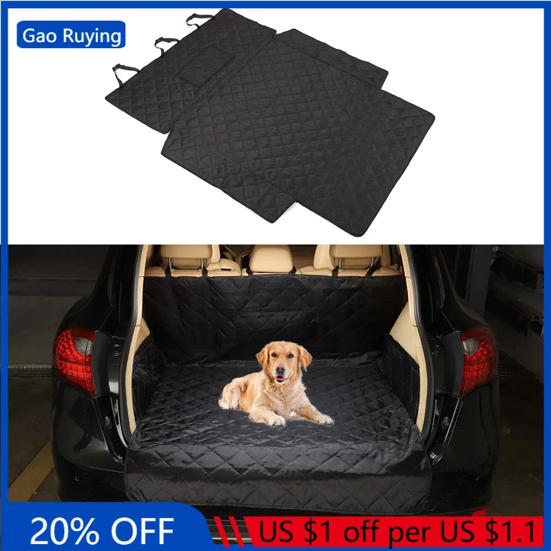 

Gao Ruying For Porsche Cayenne 2008-2016 Oxford Cloth Black Car Trunk Pet Anti-dirty Pad Transport Pad Car Accessories