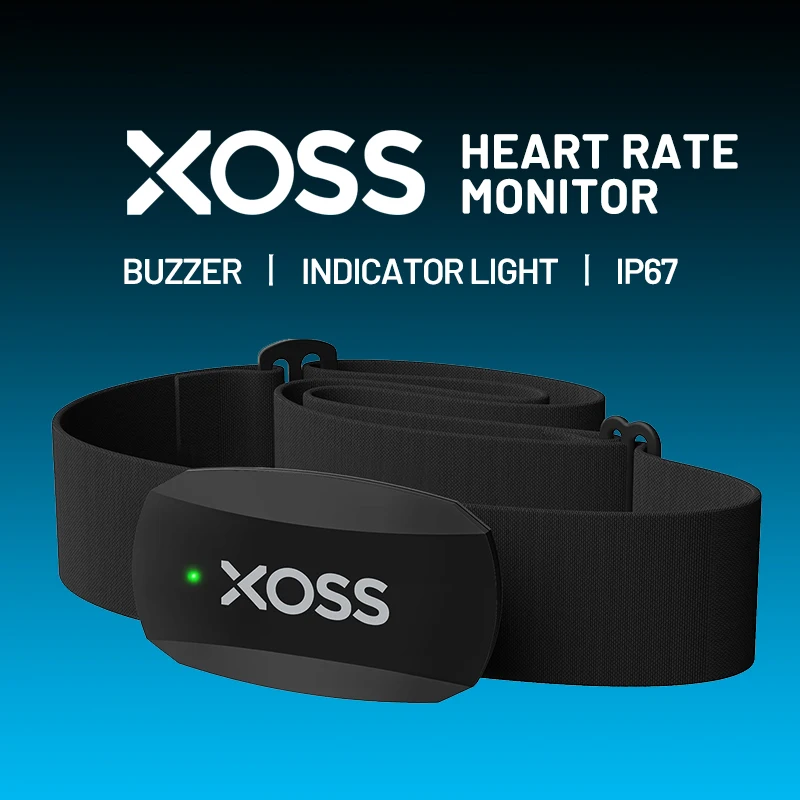 XOSS X2 Heart Rate Monitor Sensor Dual Mode With Chest Strap Cycling Computer Bike For NAV G Plus Wahoo Garmin Sports Run