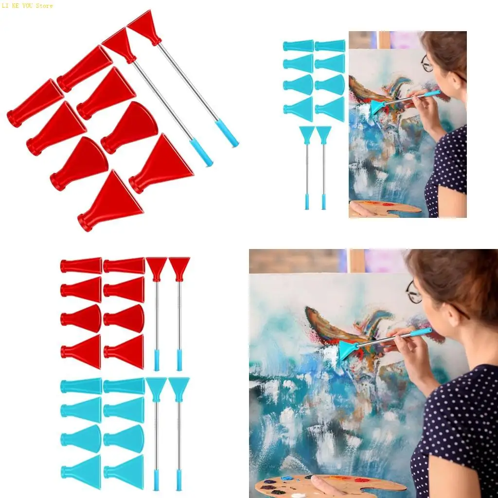 

W3JE прочное жидкое искусство, выдувающие сопла с соломинкой из нержавеющей стали и силиконовым наконечником