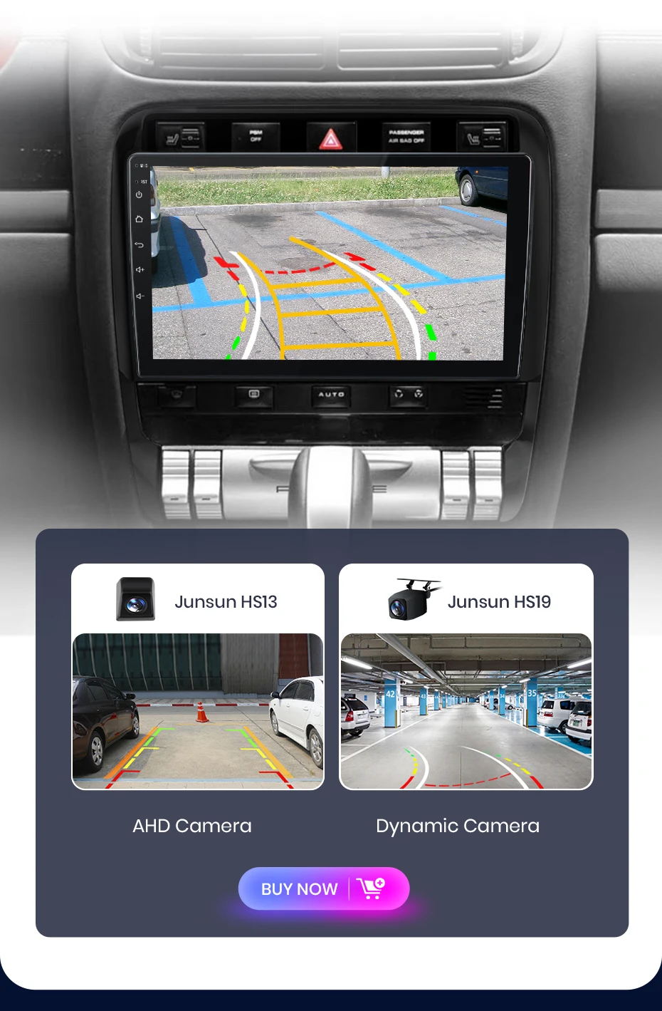 Junsun kabelloses carplay android auto autoradio für porsche cayenne 1 9pa 2002-2010 gps multimedia 2 din systeme stereo – Detail 18