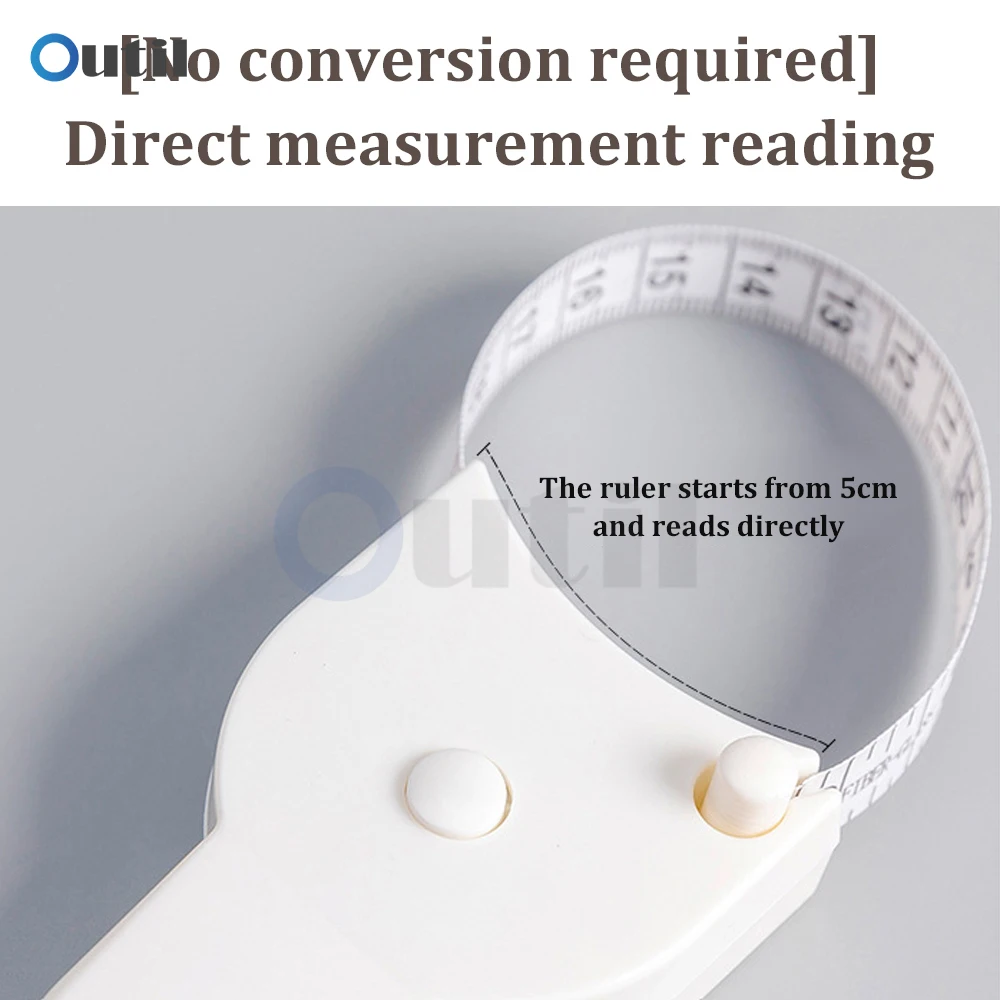 Automatic Telescopic Tape Measure Body Measuring Tape Sewing Ruler Tools Centimeter Tapes For Body Meter Measure White Tools
