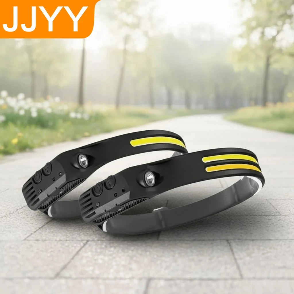 

Портативный светодиодный налобный фонарь с 3 режимами освещения 230 ° Широкоугольный регулируемый налобный фонарь для кемпинга, походов, бега, рыбалки и экстренных ситуаций