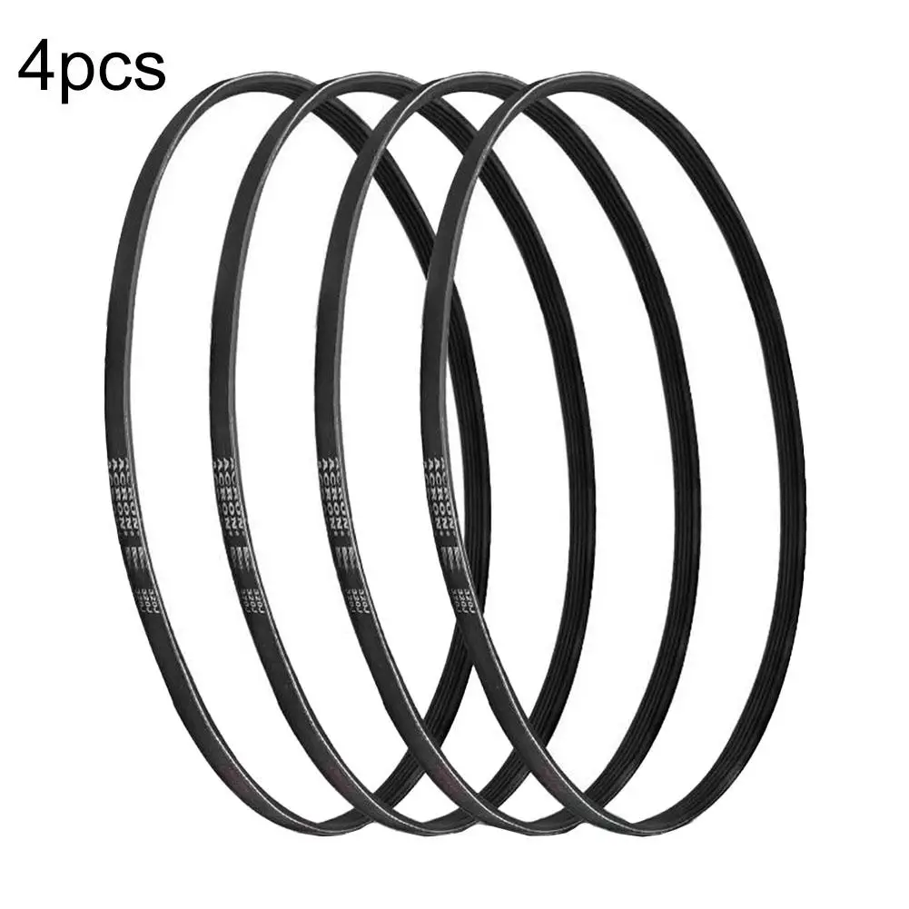 4PCS Drive Belt 9490-000-7900 For TS420 TS500i Concrete Saw Black Polymer Replacement Parts Hand Tools